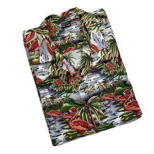 Aloha Fashion Mens Short Sleeve Hawaiian Button Up Shirt- XXXL